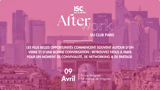 Afterwork ISC Paris Alumni – Club Paris & Île-de-France