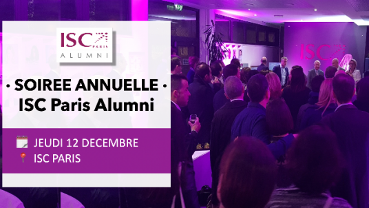 SOIREE ANNUELLE/AG des ISC_Alumni !