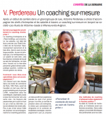 Interview de Victorine PERDEREAU (ISC Paris 2014) dans Vaucluse Hebdo : "Un coaching sur-mesure"
