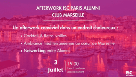 Afterwork ISC Paris Alumni Club Marseille 