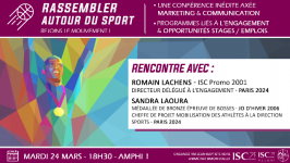 REPORTE - Rencontre avec Romain Lachens (ISC 2001), Directeur de l'Engagement PARIS 2024